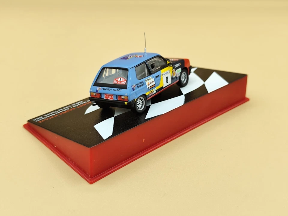 1/43 Talbot Samba Rallye #8 Rallye Villa de Llanes 1984 Moratal IXO Altaya - Photo 2/3