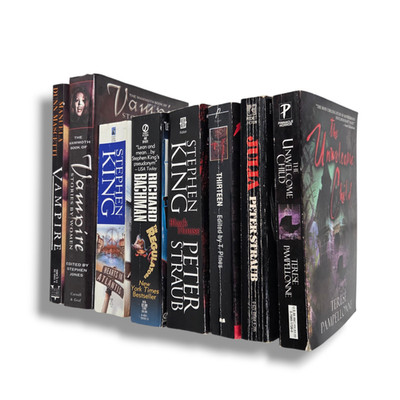 Horror Vampire Book Lot of 8 Stephen King Richard Bachman Peter Straub Paperback