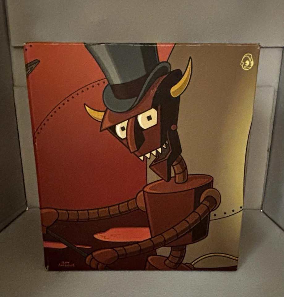Kidrobot Futurama 6 英寸机器人魔鬼乙烯公仔带盒 — 第 2/4 张图片