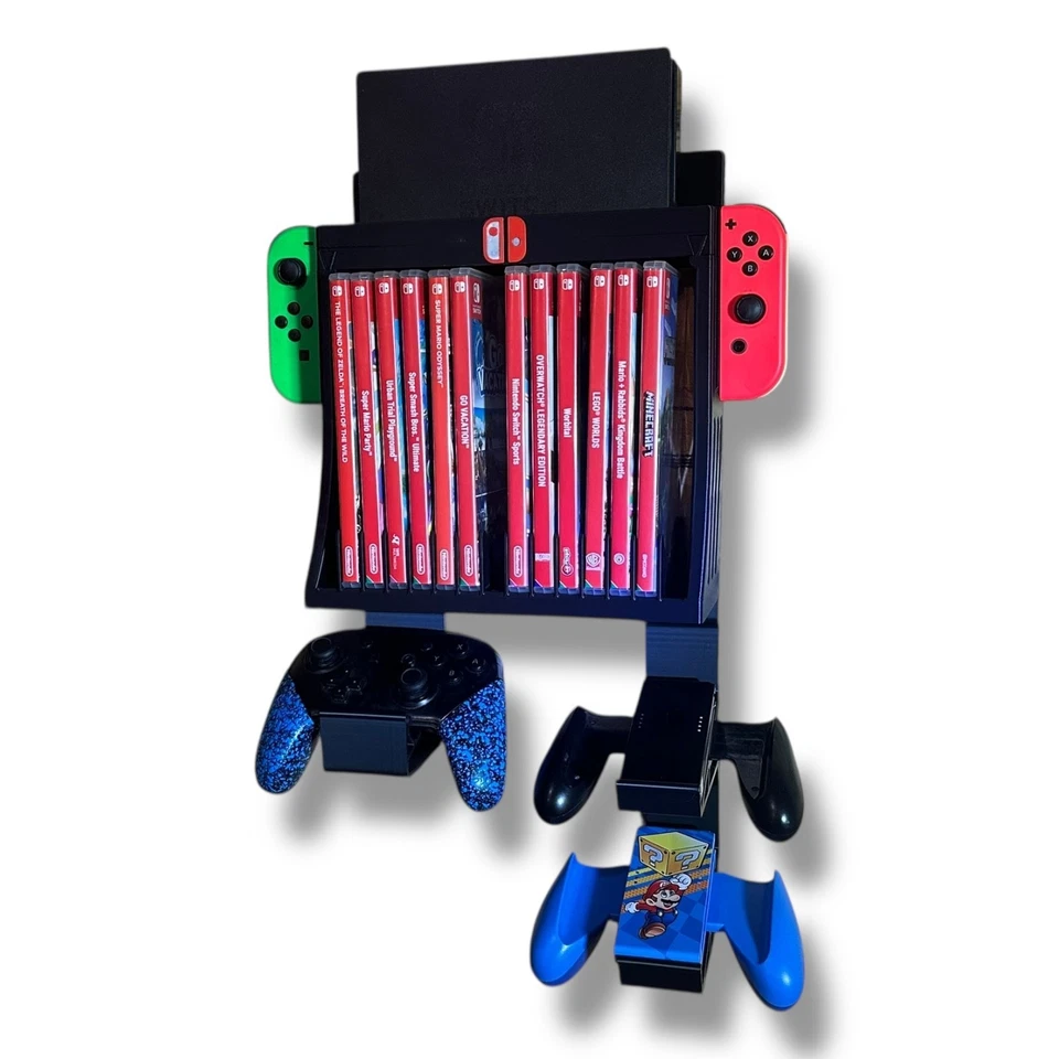 Switch Games Organizer Station Charging Dock Game Card & Controller Storage - Image 2 of 4
