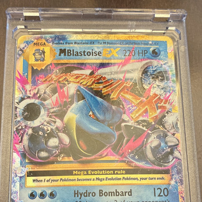 Pokémon M Blastoise EX 22/108 Evolutions Ultra Rare Holo 220 HP Hydro Bombard