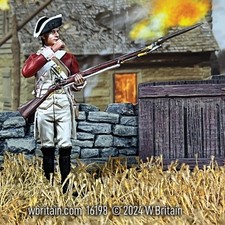 W.Britain 16198 British 43rd Regiment of Foot, Tearing Cartridge 1780 Britains 