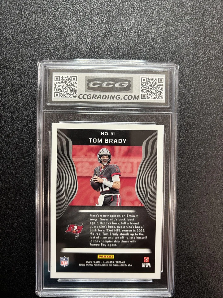 Tom Brady 2022 Panini Illusions CCG 10 - Image 2 of 2