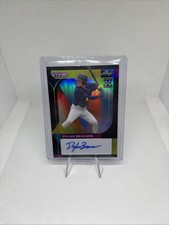 1-2022 Leaf Vivid Black Auto Dylan Beavers Baltimore Orioles /20 #BA-DB1