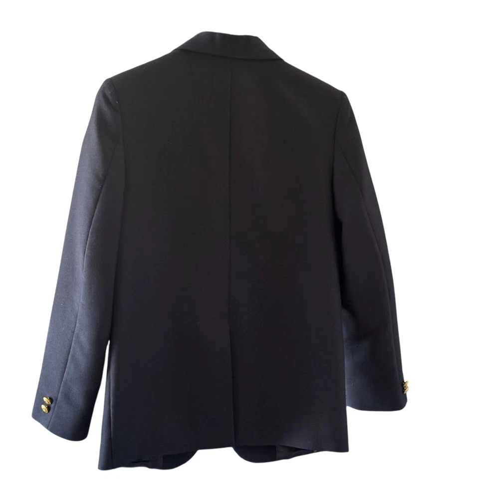 Blazer Dillards Class Club Boys Dos Botones Talla 14 Regular Azul Marino Clásico Foto 3 de 4