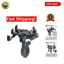 Luxury Aluminum Bike Phone Mount - Waterproof, 360° Rotation for 4.5-7" Phones