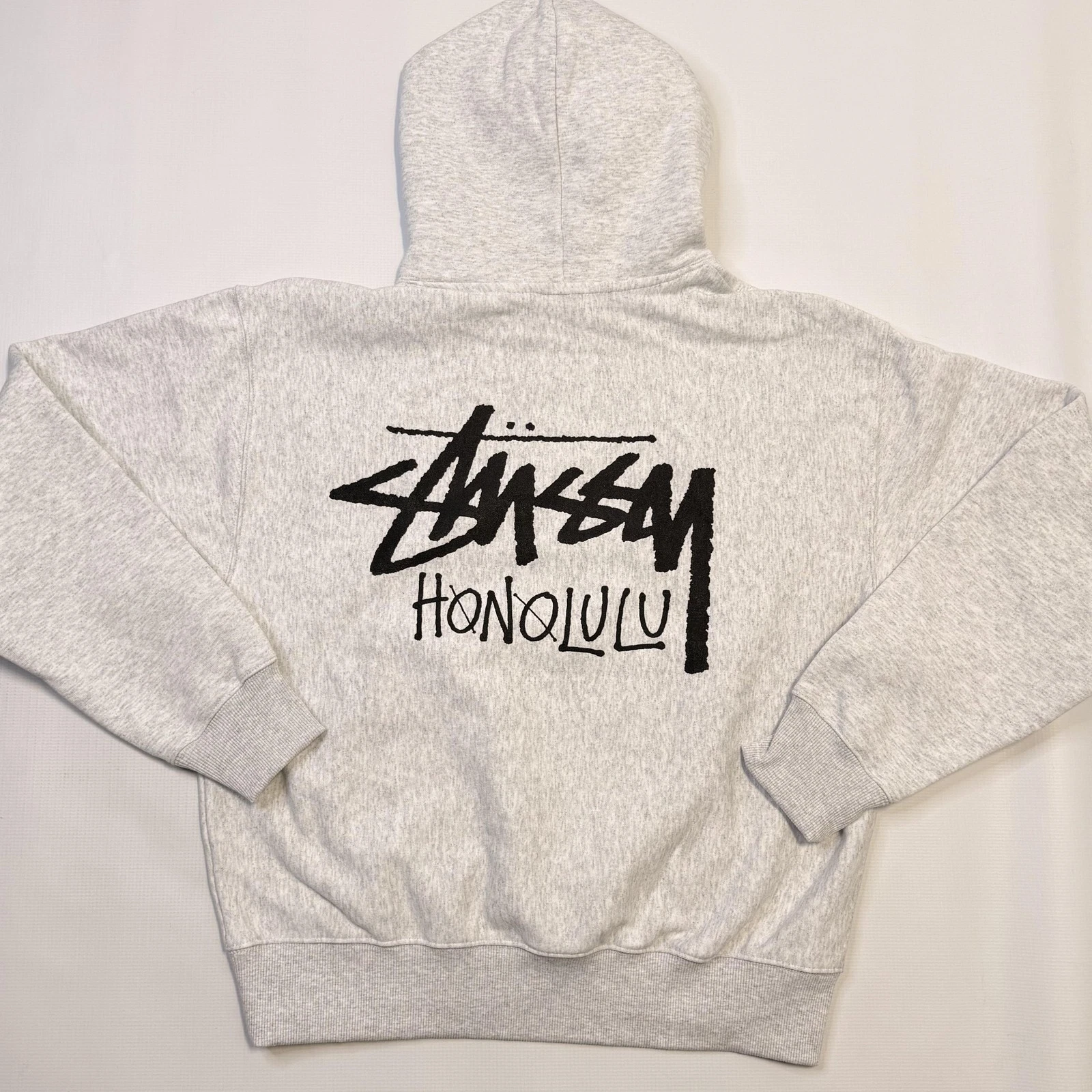 Stussy Honolulu Hoodie Mens Large Ash Heather Gray Stock Hood Graphic Pullover
Opens in a new window