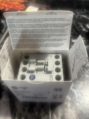 ALLEN-BRADLEY 100-C09D10 + 100-S SERIES A CONTACTOR CONTROL RELAY SL