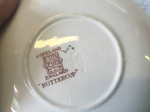 Vintage Copeland Spode Buttercup Pattern Set 16 Demitasse Cups & Saucers - Picture 8 of 12