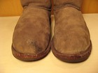  UGG Kids Classic Slip-On Brown Suede Sheepskin Boots Size 3 (Youth) Used — photo 5