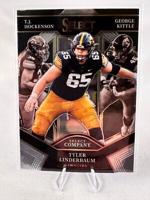 2022 Panini Select T.J. Hockenson Tyler Linderbaum George Kittle #SC-IWA