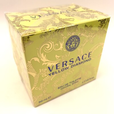 Versace Yellow Diamond 1.7oz/50ml Eau De Toilette Spray  SEALED