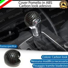 COVER POMELLO CAMBIO AUTOMATICO CARBON LOOK PER AUDI Q2 ADESIVO CARBONIO