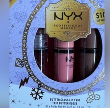 New NYX Butter Lipgloss Gift Set Of 3