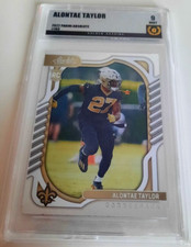 Alontae Taylor 2022 Panini Absolute RC #143 Golden Grading (GG) 9 Mint Saints CB