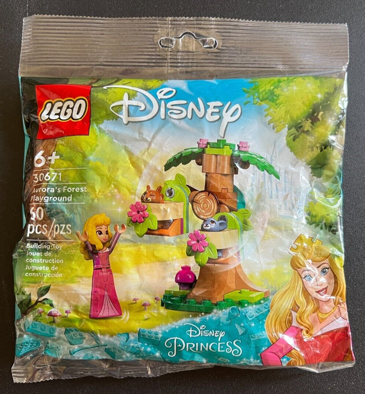 Lego 30671 Disney Aurora's Forest Playground Poly Bag Set New Sealed in Hand
