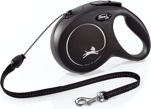 Flexi 26ft Retractable Dog Leash Medium Black Premium Quality Safety Control