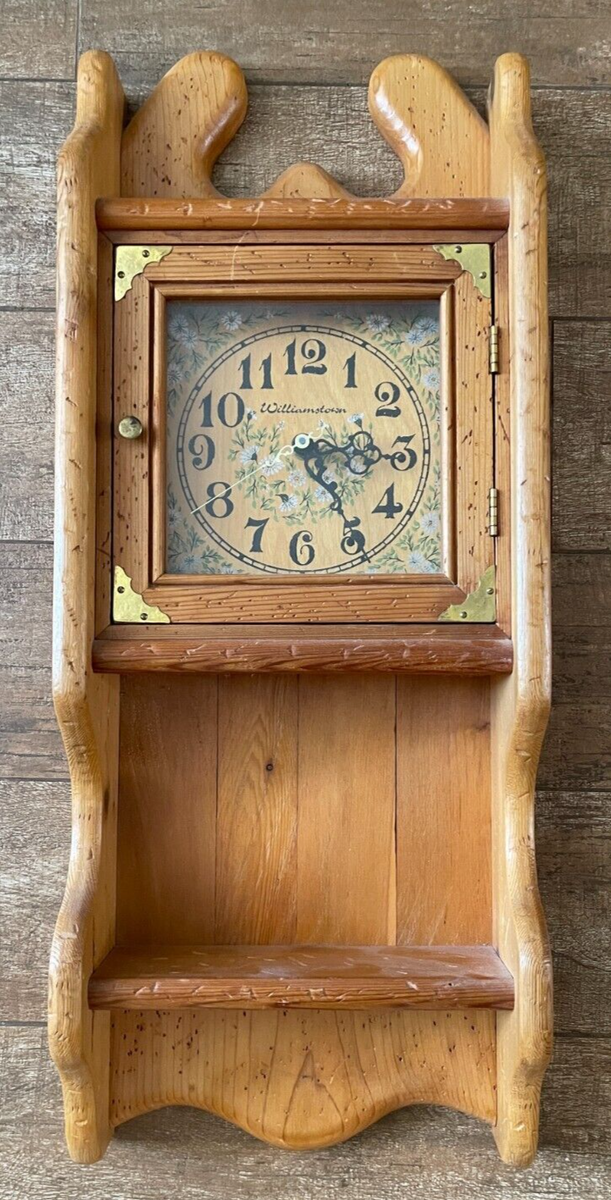 インテリア時計 antique wall clock Antique German Wall Clock With Chain Wind and Gong Chime | Brass