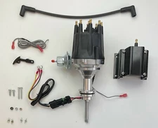 1951-1959 HEMI 331 354 CHRYSLER SMALL CAP HEI Distributor + BLACK 50k COIL DODGE