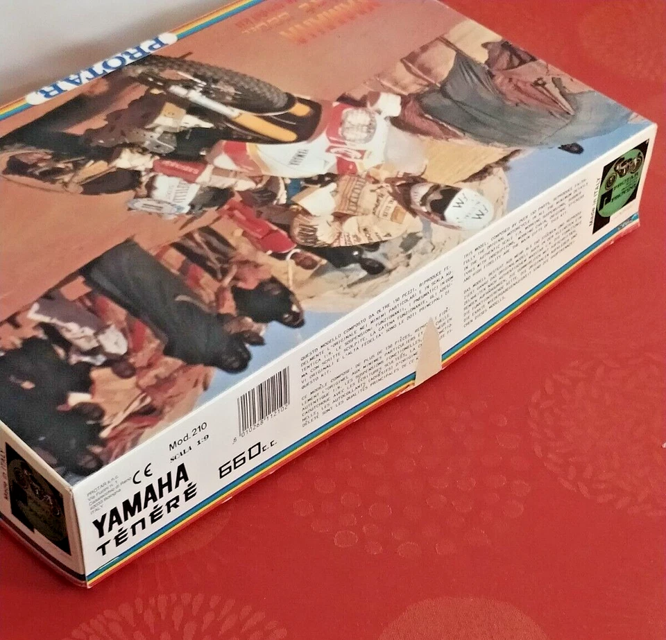 PROTAR USATO 1:9 KIT MOTO PLASTICA  YAMAHA TENERE' 660 C.C.  ART  210 - Immagine 2 di 4