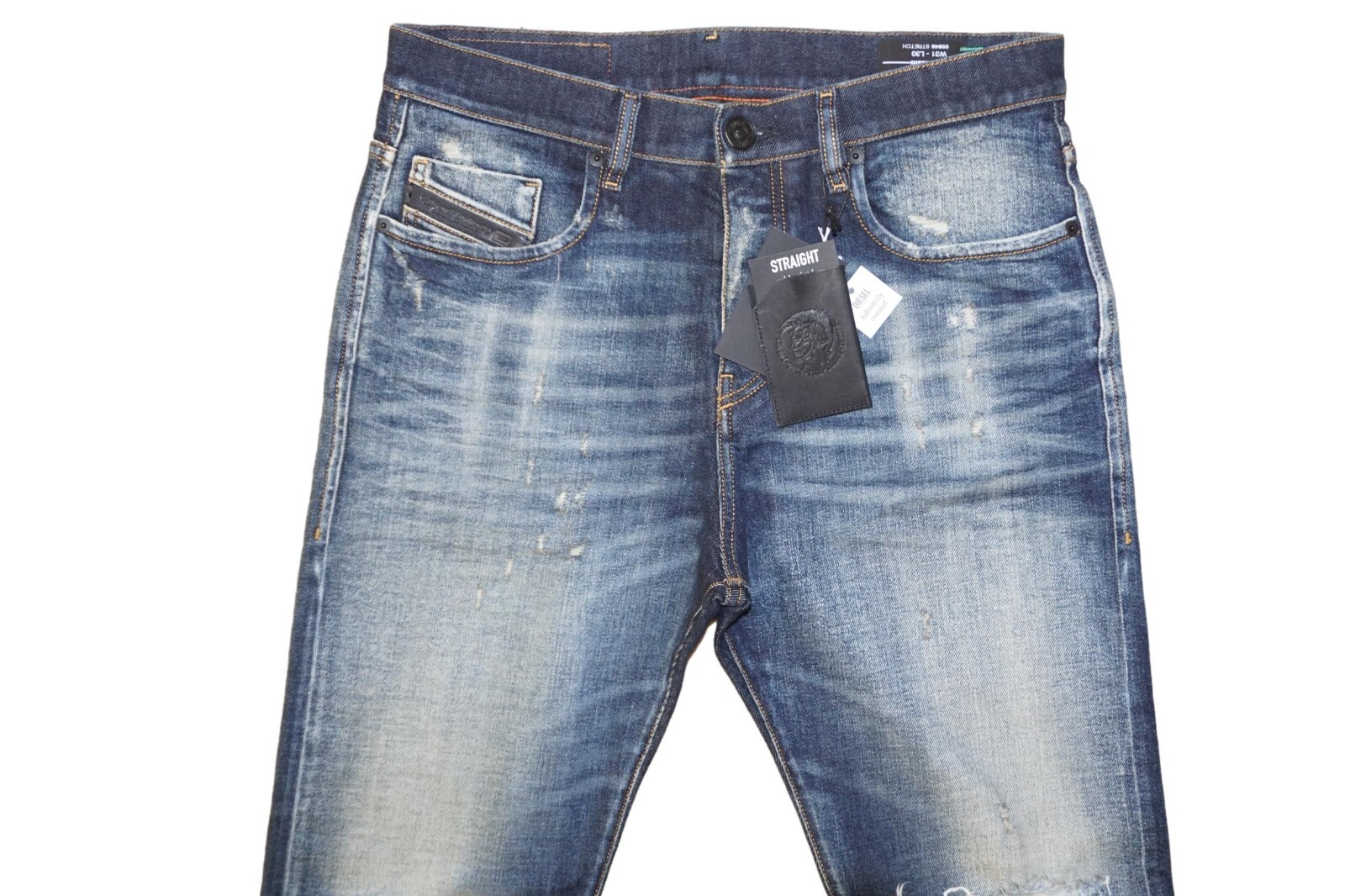 DIESEL D-VIKER 09B46 JEANS STRAIGHT SIZE W29 L30 100% AUTHENTIC