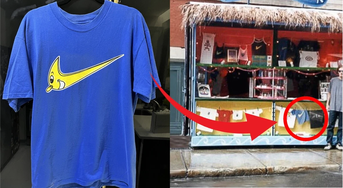 Kenny Scharf Vintage Scharf Schack Swoosh T-shirt 1992 Super rare Nike