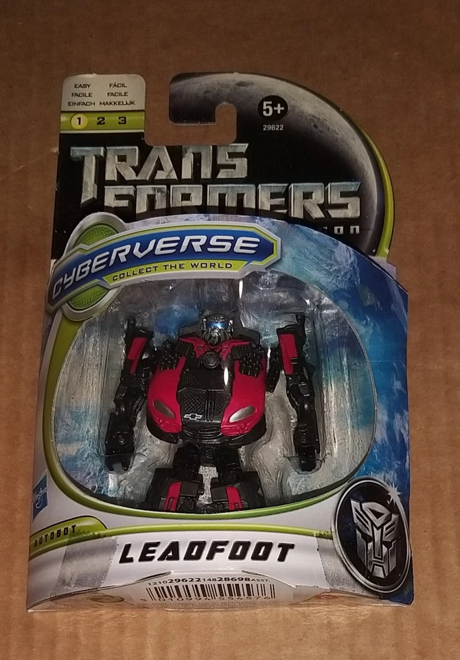 Transformers Dark of the Moon Cyberverse Leaofoot Sideswipe new sealed hasbro - Immagine 4 di 4
