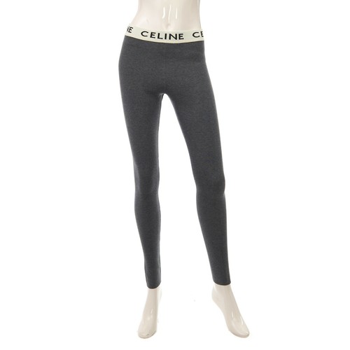 Grey Celine Athletic Knit Leggings 