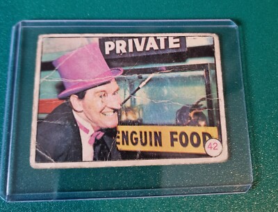 1966 Topps Batman Color #42 The Penguin 