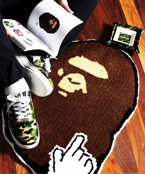 New A BATHING APE APE HEAD RUG MAT ONLINE EXCLUSIVE Authentic BAPE | eBay