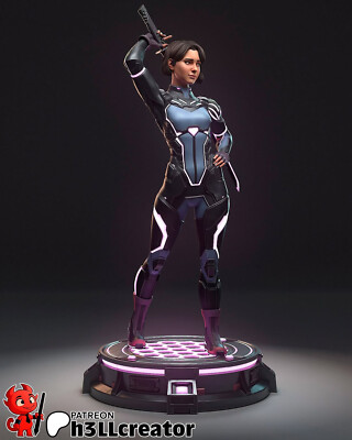Mio, Split Fiction, 220mm Resin Model Kit Painted 3d Printed GK Statue Figure
