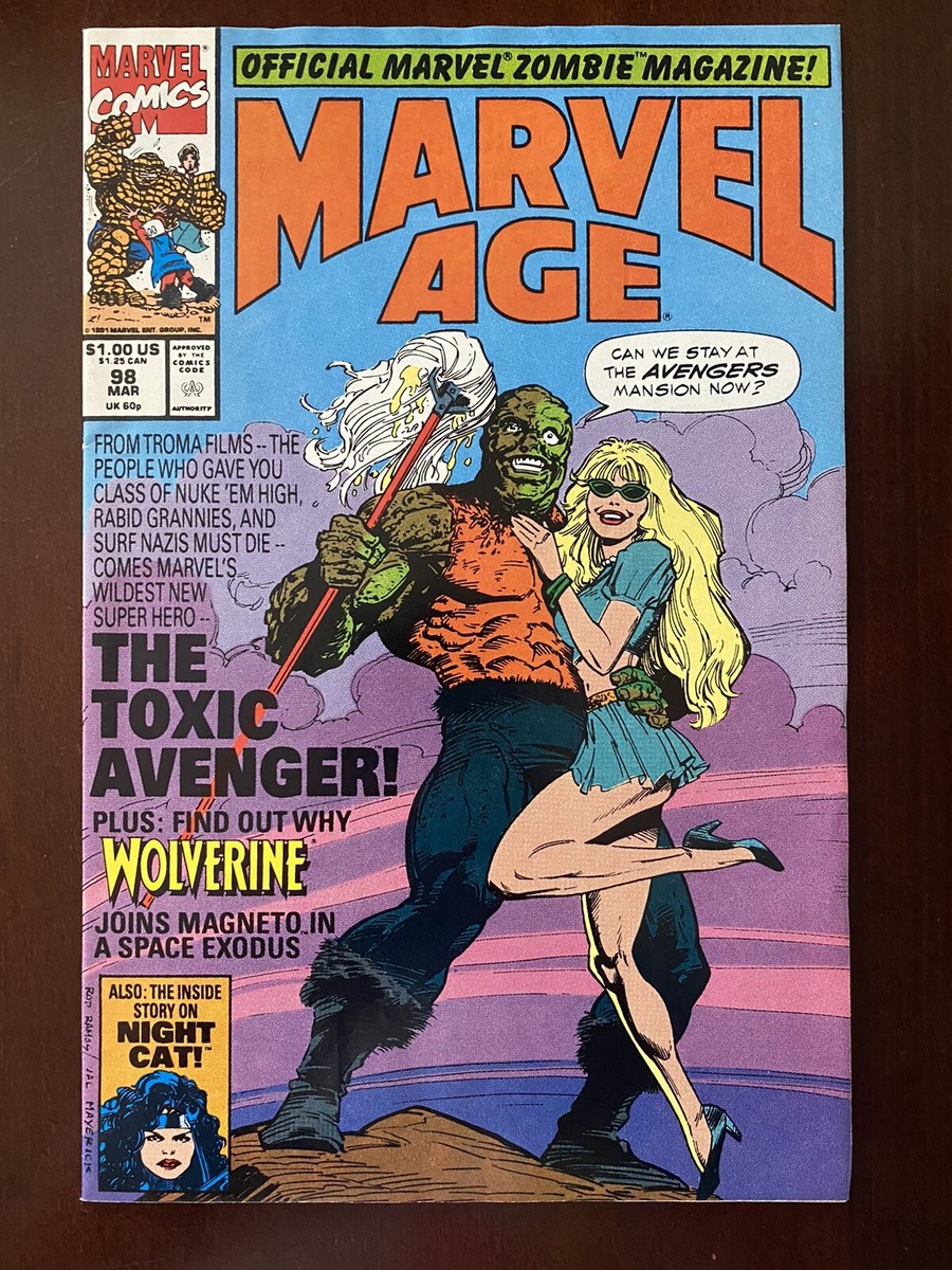 Marvel Age 98 - The Toxic Avenger! | eBay