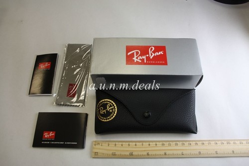 Ray-Ban Black With box &Cleaning Cloth, Small Sunglasses Case (Authentic) - 第 1/1 張圖片