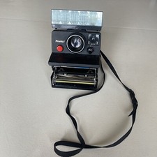Polaroid Pronto Land Camera With Carry Strap Untested GE Flash