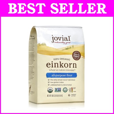 Traditional Organic Einkorn Flour - Ancient Grain for Modern Bakers (10lbs)