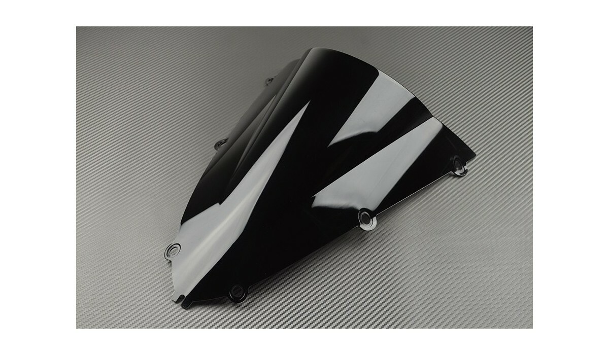 Bulle noire Yamaha YZF R1 1998 pour réduire la pression de l'air sur autoroute