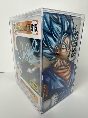 CUSTOM ART SSGSS Vegito #515 Dragonball Super Signed by Sean Schemmel Funko Pop