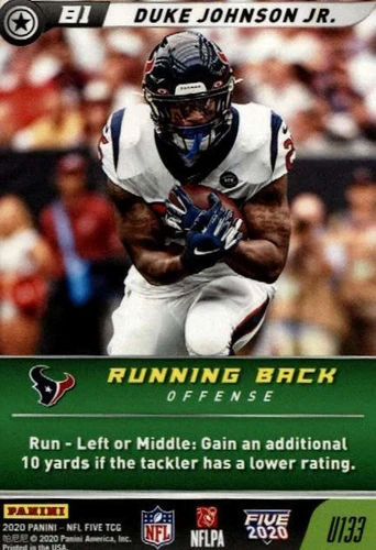 Duke Johnson Trading Cards