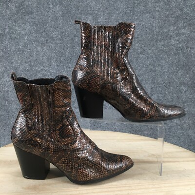 Catherine Malandrino Boots Womens Lliana Snake Print Heels