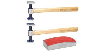 KS TOOLS Karosserie-Ausbeul-Satz, 3-tlg