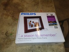 Philips Photo Brown Frame 8" LCD Panel Digital Frame 1000 Photos SPF3408/G7 NOB