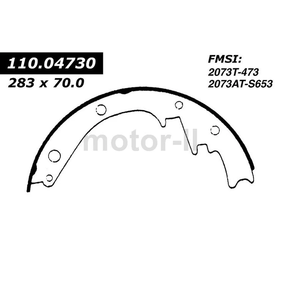 Kit de ferragens de freio a tambor traseiro C-Tek para Chevrolet C1500 Suburban - Imagem 3 de 4