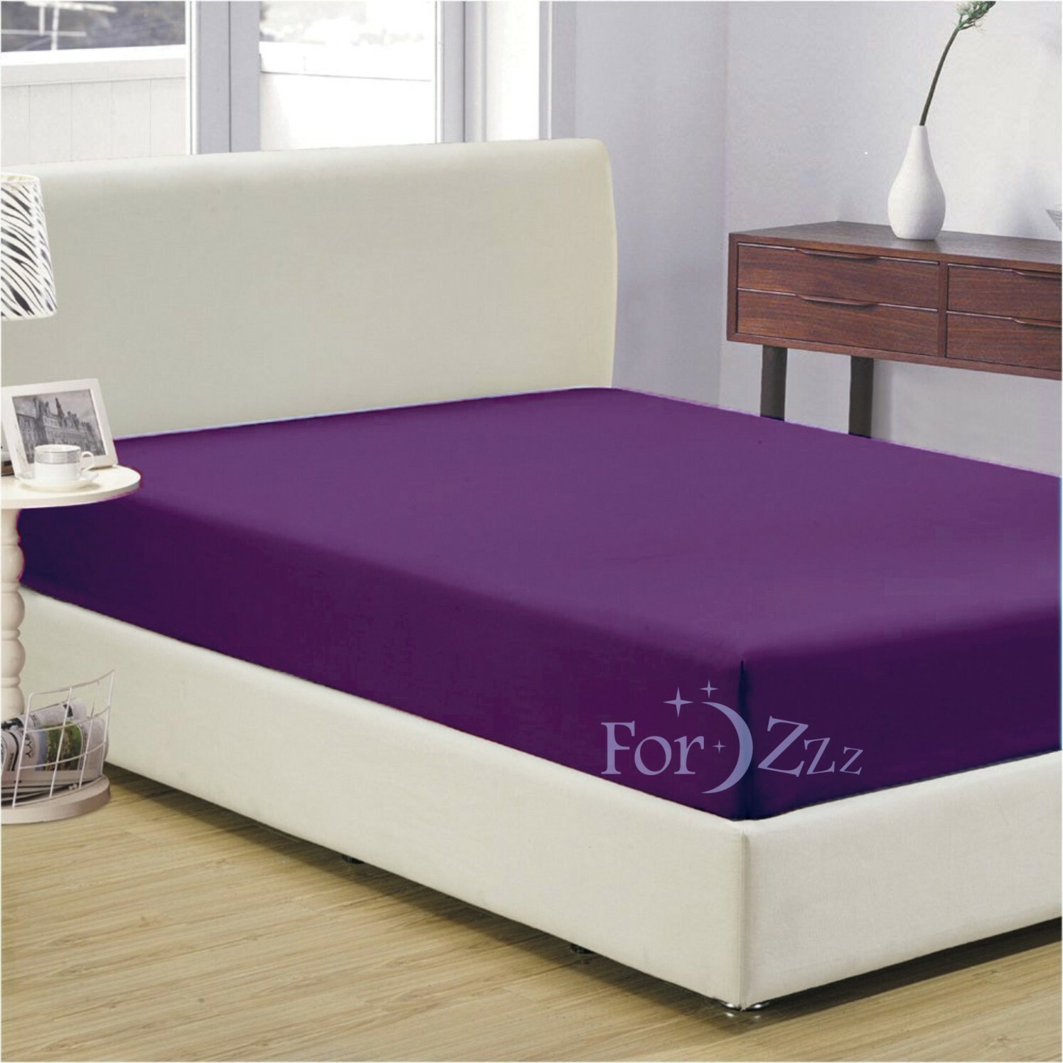 Egyptian Cotton 1200TC Deep Fitted Bottom Sheet Super King Single