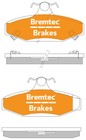 <!--F#f_0-->Bremtec Trade Line VB VC VH VK VL COMMODORE CALAIS REAR BRAKE PADS SET NEW<!--F/-->