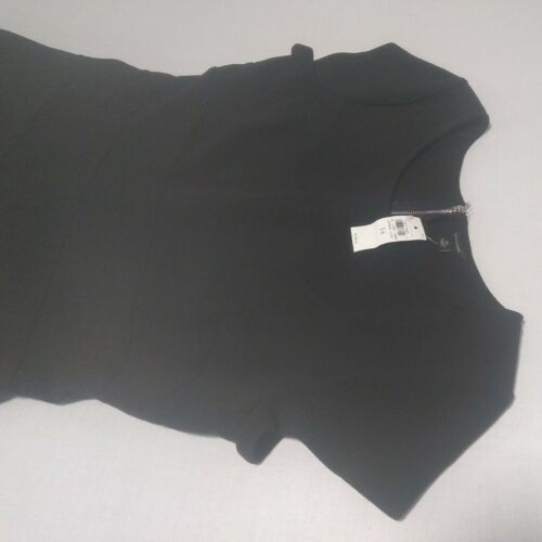 Nuevo con etiquetas Vestido Profesional Ann Taylor Talla 14 Negro Poli/Ryn/Spndx - Imagen 3 de 7