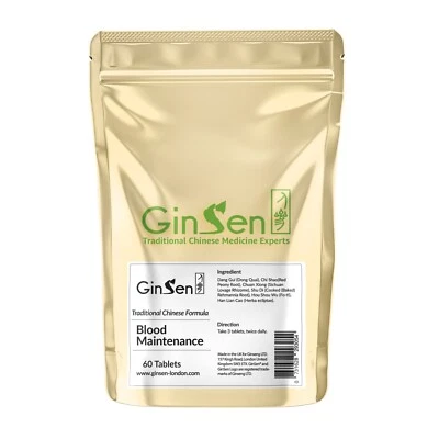 GinSen Blood Maintenance 60 Tablets Supplement Botanical Extract