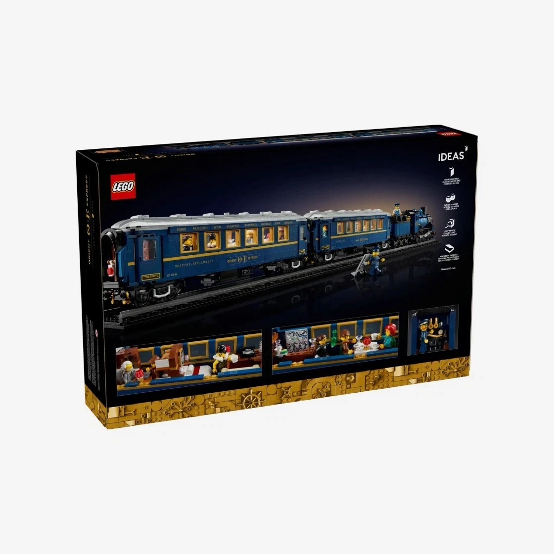 Lego 21344 SEALED The Orient Express Train LEGO Ideas Display