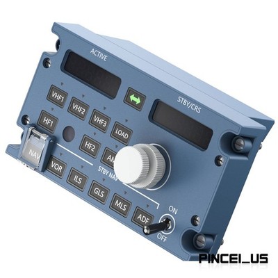 WINCTRL 32 RMP Compact Radio Control Panel Flight Simulator for MSFS X-Plane