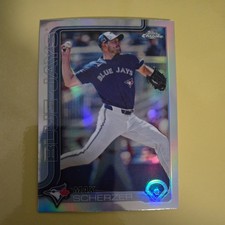 2025 Topps Chrome Max Scherzer #260 Refractor