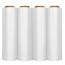 18" x 1500' 4 Rolls Pallet Wrap Stretch Film Hand Shrink Wrap 1500FT Pirtable